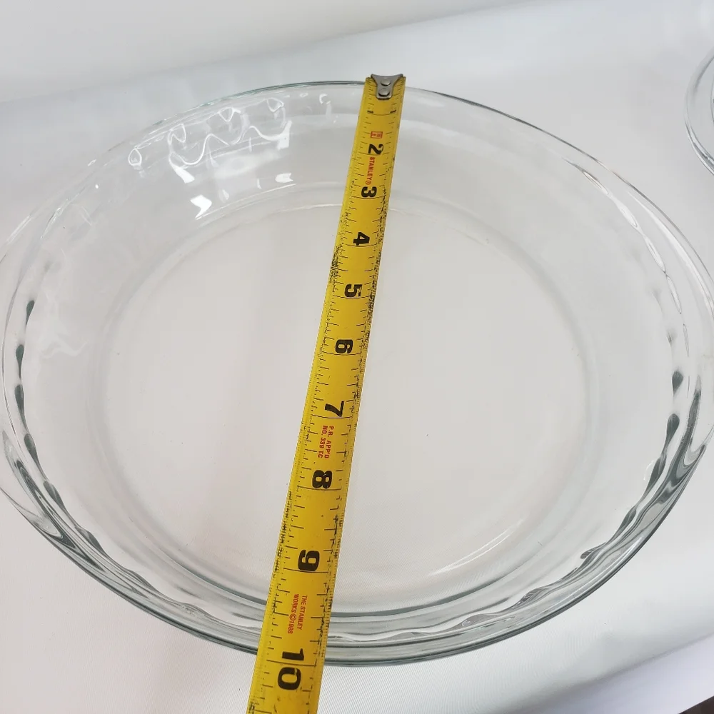 Pie Plate Bakeware Glass 8 Inches Diameter